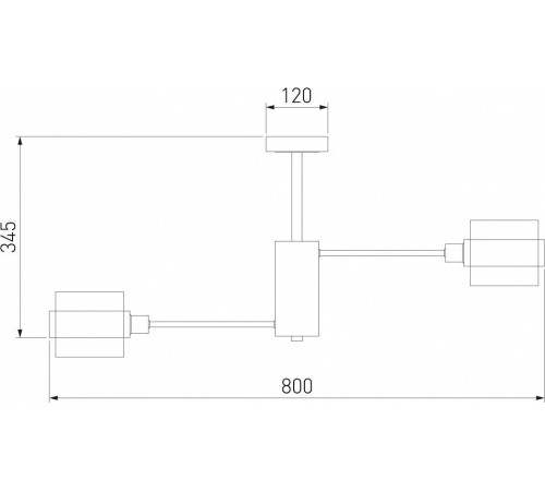 Люстра на штанге Eurosvet Arcada 70127/8 хром