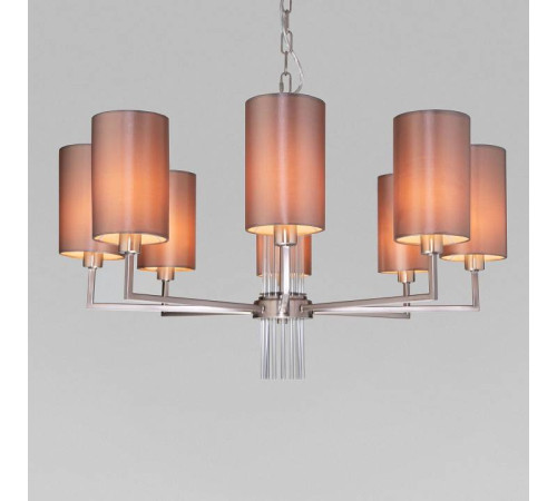 Подвесная люстра Eurosvet Soffio 60134/8 никель