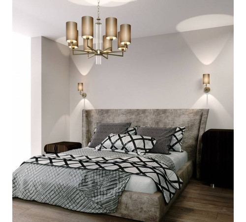 Подвесная люстра Eurosvet Soffio 60134/8 никель