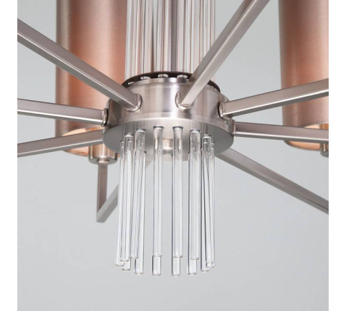 Подвесная люстра Eurosvet Soffio 60134/8 никель