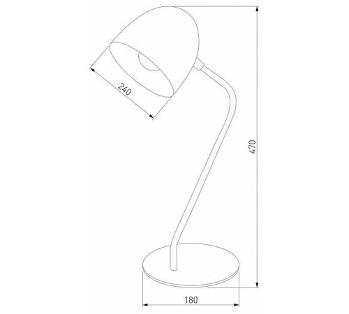 Настольная лампа офисная TK Lighting Soho 5036 Soho Black