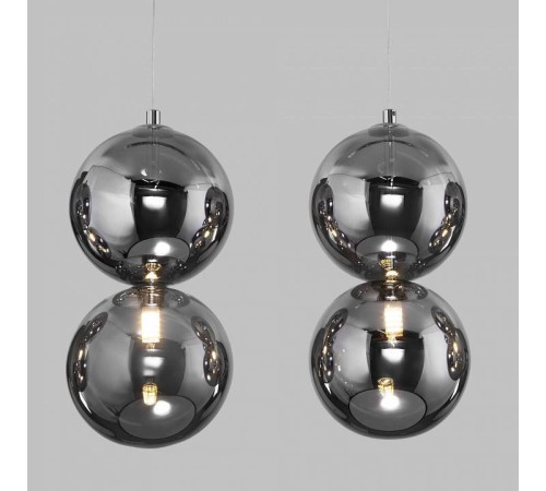 Подвесной светильник Eurosvet Selisa 50092/5 хром/дымчатый