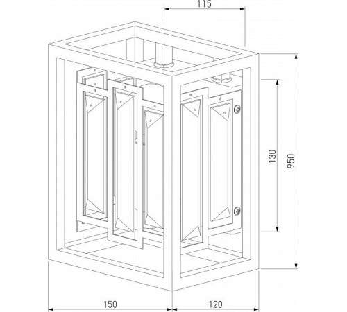 Накладной светильник Bogate's Cella 377/1 Strotskis