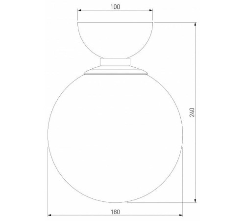 Накладной светильник Eurosvet Bubble a062586
