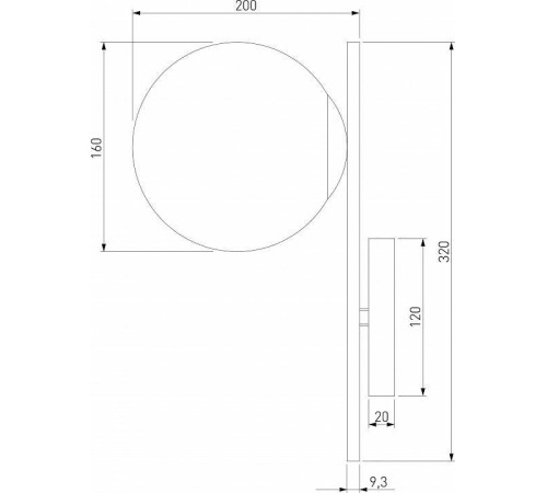 Бра Eurosvet Marbella 60147/1 латунь