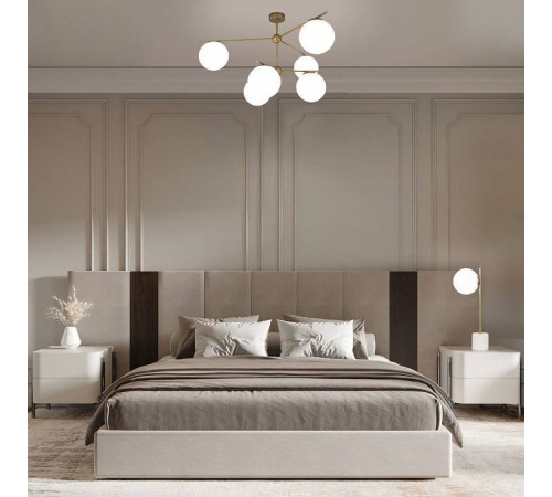 Настольная лампа декоративная Eurosvet Marbella 01157/1 латунь