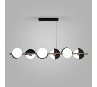 Подвесная люстра Eurosvet Moity 70149/6 черный/латунь