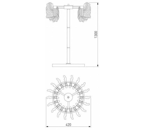 Торшер Bogate's Farfalla 80510/1