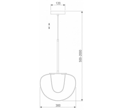 Подвесной светильник Eurosvet Twice 90325/1 черный