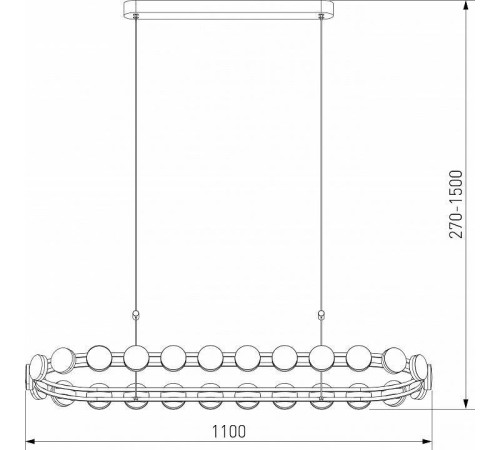Подвесная люстра Eurosvet Tapioca a068075