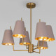 Люстра на штанге Eurosvet Topanga 60173/6 латунь