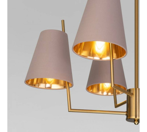 Люстра на штанге Eurosvet Topanga 60173/6 латунь