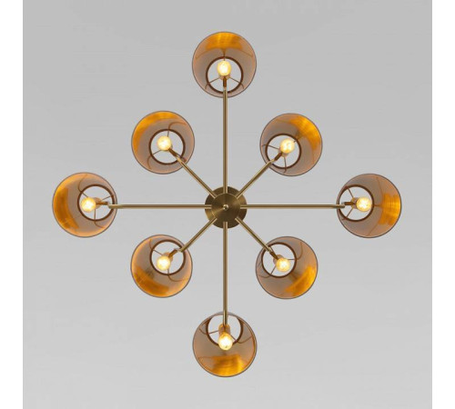 Люстра на штанге Eurosvet Topanga 60173/8 латунь