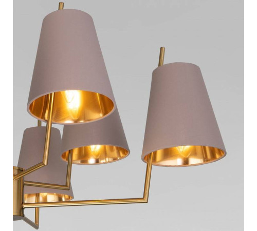 Люстра на штанге Eurosvet Topanga 60173/8 латунь