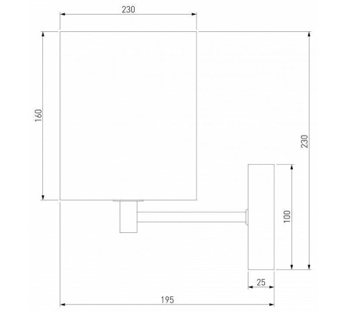 Бра Eurosvet Brume 60174/1 латунь