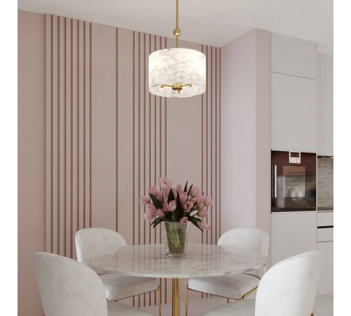 Светильник на штанге Eurosvet Brume 60174/3 латунь