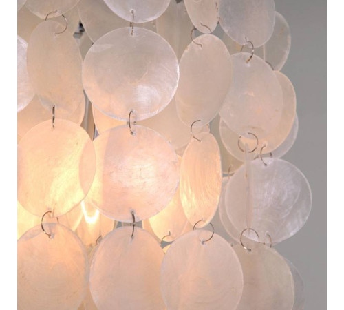 Подвесной светильник Eurosvet Sandra 60185/1 хром/перламутр