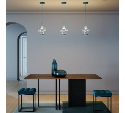 Подвесной светильник Eurosvet Frasco 50267/1 LED синий