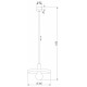 Подвесной светильник TK Lighting SILA 10749 SILA GREEN BRICK