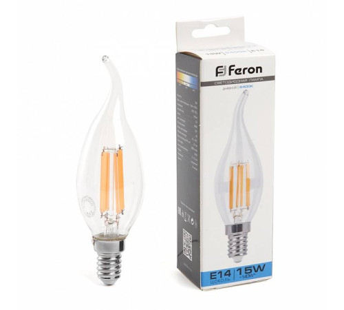 Лампа светодиодная Feron LB-718 E14 15Вт 6400K 38264