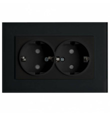 Розетка с заземлением и с шторками Stekker Эрна 39482