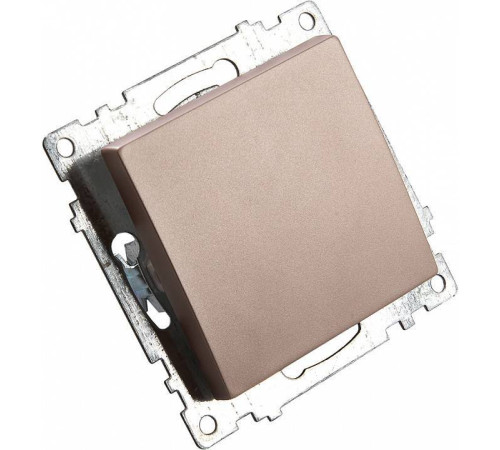 Выключатель одноклавишный без рамки Stekker Катрин 39589