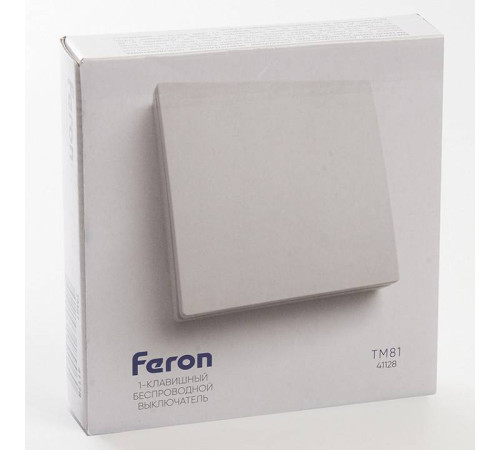 Выключатель беспроводной одноклавишный Feron Saffit TM81 41128