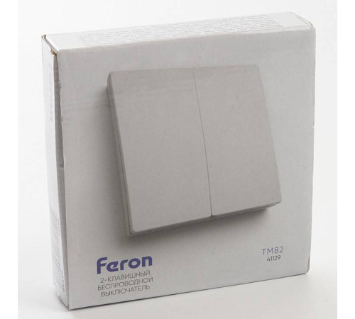 Выключатель беспроводной двухклавишный Feron Saffit TM82 41129
