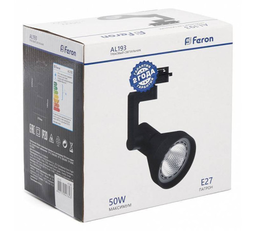 Светильник трековый светодиодный Feron AL193 30 Вт 4000 К черный 41598