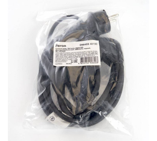 Сетевой провод Feron DM403 48190