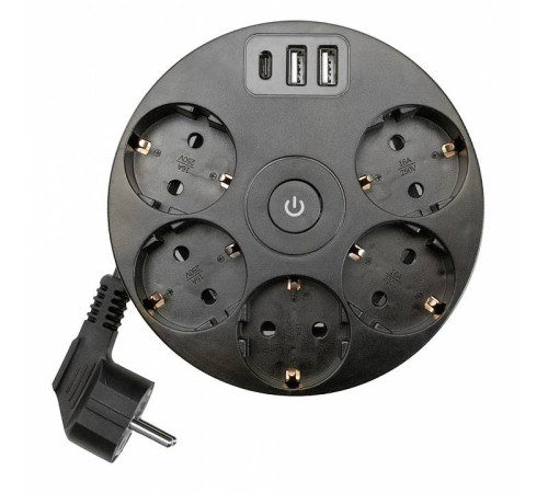 Сетевой фильтр Stekker Comfort 5 розеток 3 м 49656