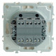 Выключатель двухклавишный без рамки Stekker RSW10-5107-01 49869
