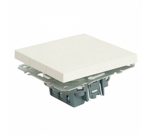 Выключатель трехклавишный без рамки Stekker RSW10-5108-01 49870