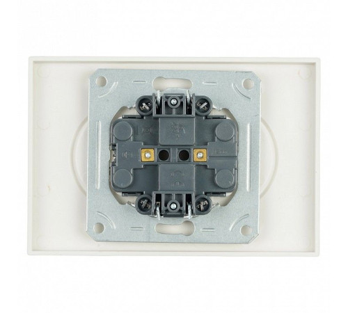 Розетка двойная без заземления и со шторкой, без рамки Stekker RST10-5116-08 49903