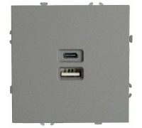 Розетка 2хUSB type A и C без рамки Stekker Эмили 49957