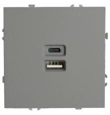 Розетка 2хUSB type A и C без рамки Stekker Эмили 49957