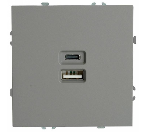 Розетка 2хUSB type A и C без рамки Stekker Эмили 49957