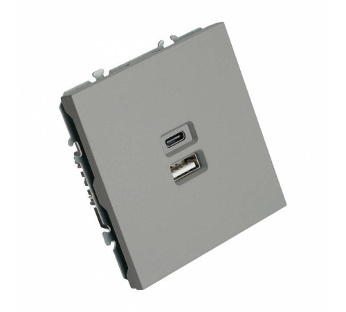 Розетка 2хUSB type A и C без рамки Stekker Эмили 49957