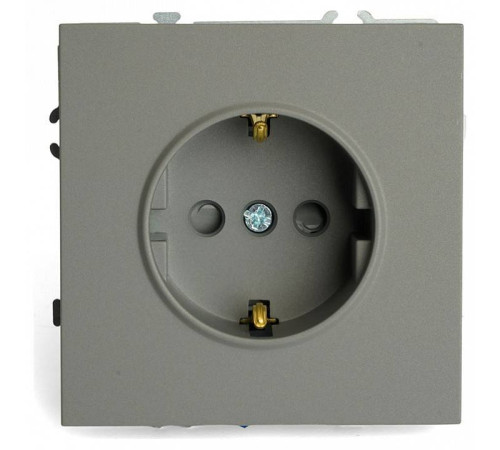 Розетка с заземлением и со шторкой, без рамки Stekker Эмили 49958