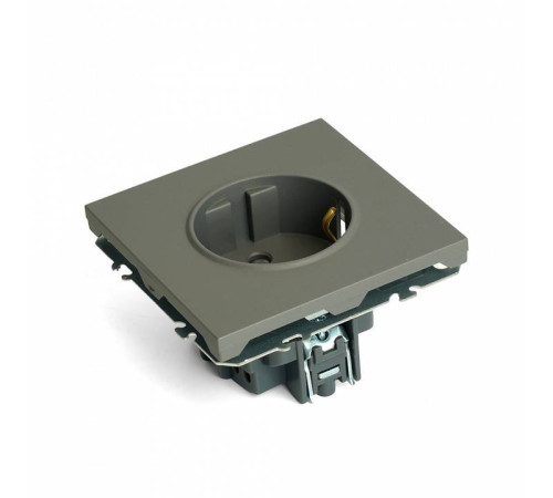 Розетка с заземлением и со шторкой, без рамки Stekker Эмили 49958