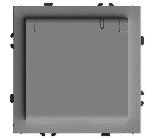 Розетка с заземлением и со шторкой, без рамки с крышкой Stekker Эмили 49959