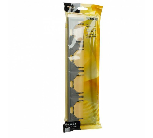 Рамка на 4 поста Stekker Эмили 49965