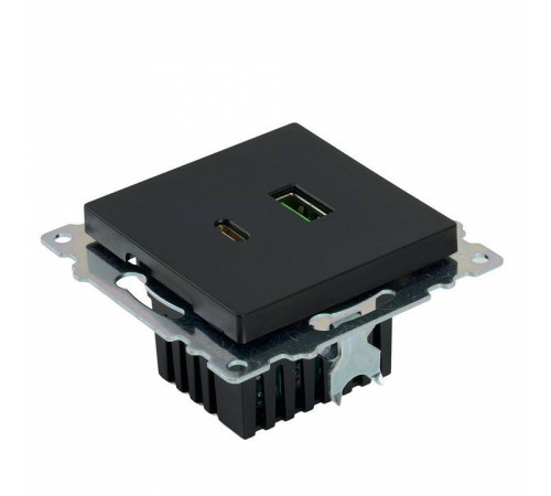 Розетка 2хUSB type A и C без рамки Stekker Катрин 50055