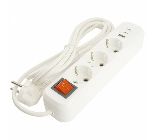 Удлинитель с выключателем Stekker Home 50137