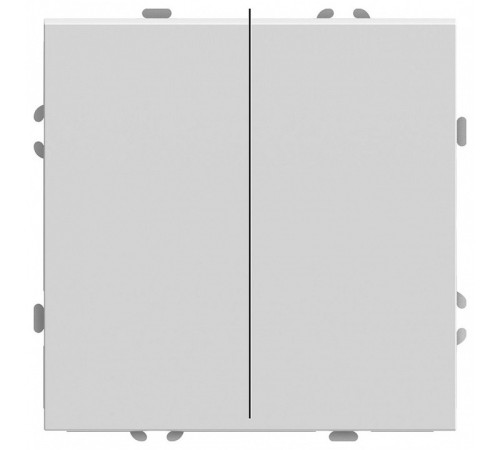Выключатель двухклавишный без рамки Stekker Эмили 50231