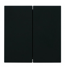 Выключатель двухклавишный без рамки Stekker Мия 50443