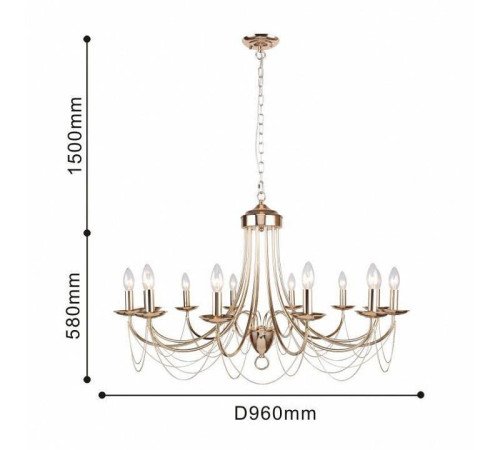 Подвесная люстра F-promo Plini 2591-12P