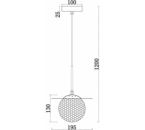 Подвесной светильник F-promo Roshni 3050-1P