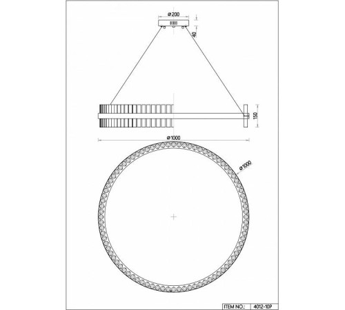 Подвесной светильник Favourite Placerat 4012-10P