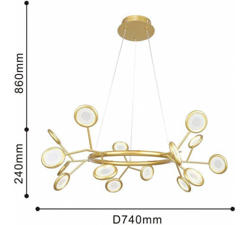 Подвесная люстра F-promo Mugs 4253-15P